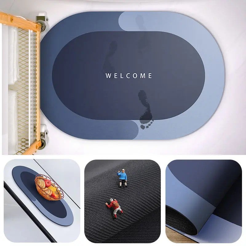 Y&D Mould Resistant Bath Mats: Quick Drying, Non-Slip, Super Absorbent, Soft & Comfy Bathroom Rugs for Shower Floor - Image 3