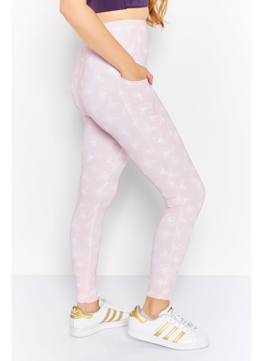 Dippin' Daisy's - Women Allover Print Leggings, Pink - Image 1