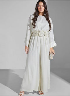 Front Knot Wide Leg Jumpsuit