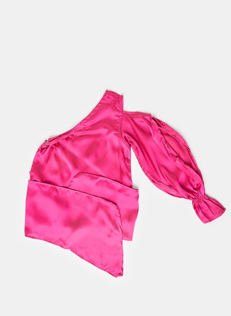 جودي ميني بلوزة بكتف واحد - Image 2