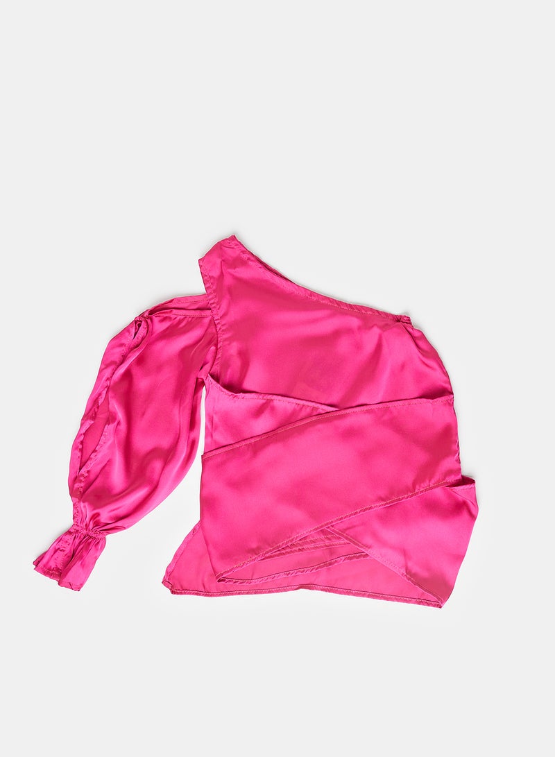 جودي ميني بلوزة بكتف واحد - Image 1