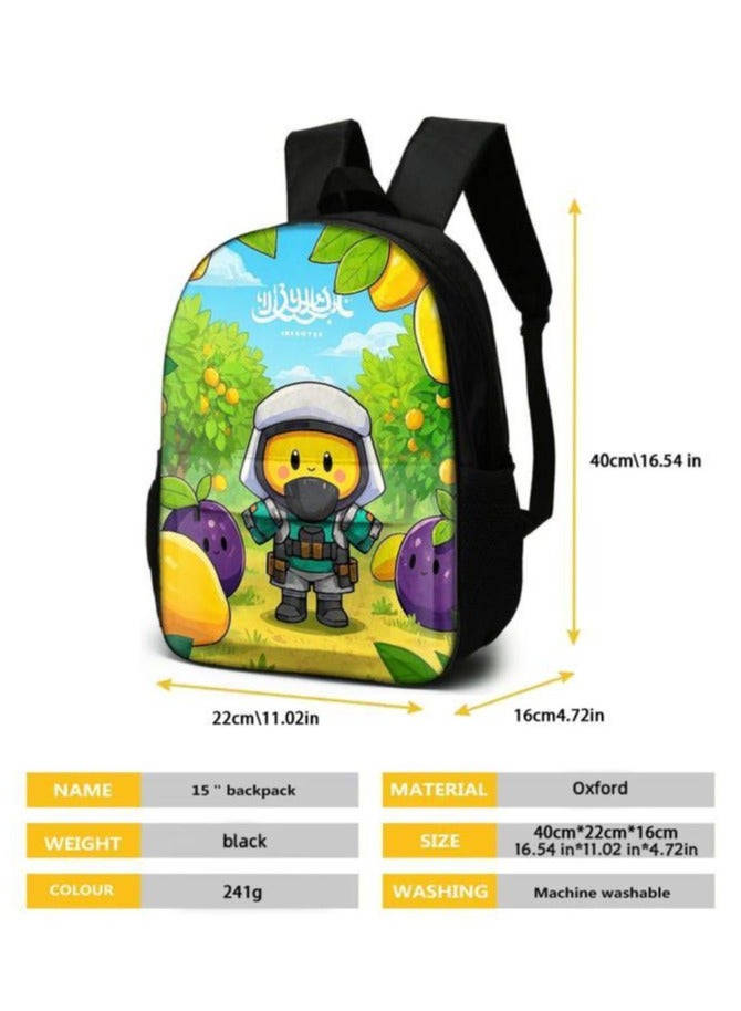 The latest universal cartoon new three-piece schoolbag (for students, teenagers, children) - 845
