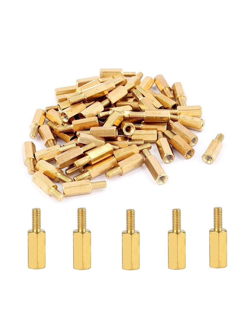 SamIdea SamIdeaTM 50Pack M3x106mm Male to M3 Female 16mm Screw Thread PCB StandOff Spacers  - Image 1