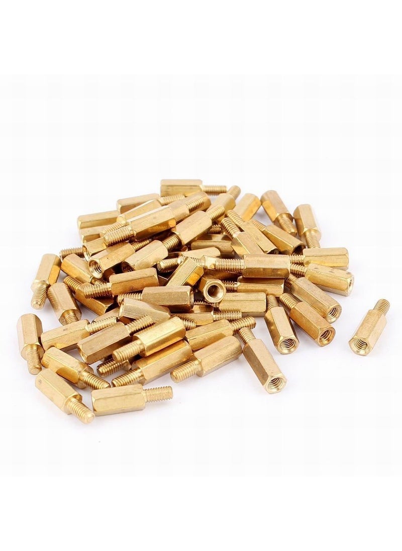 SamIdea SamIdeaTM 50Pack M3x106mm Male to M3 Female 16mm Screw Thread PCB StandOff Spacers  - Image 3