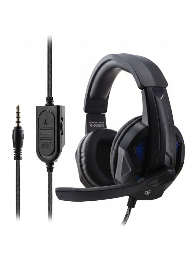 BAVIN Highly Compatibility Gaming Headset BH29 w/Microphone/Headphone 3.5mm Jack for Mobile Phone/Tablet/PC/Desktop/Laptop - Image 1