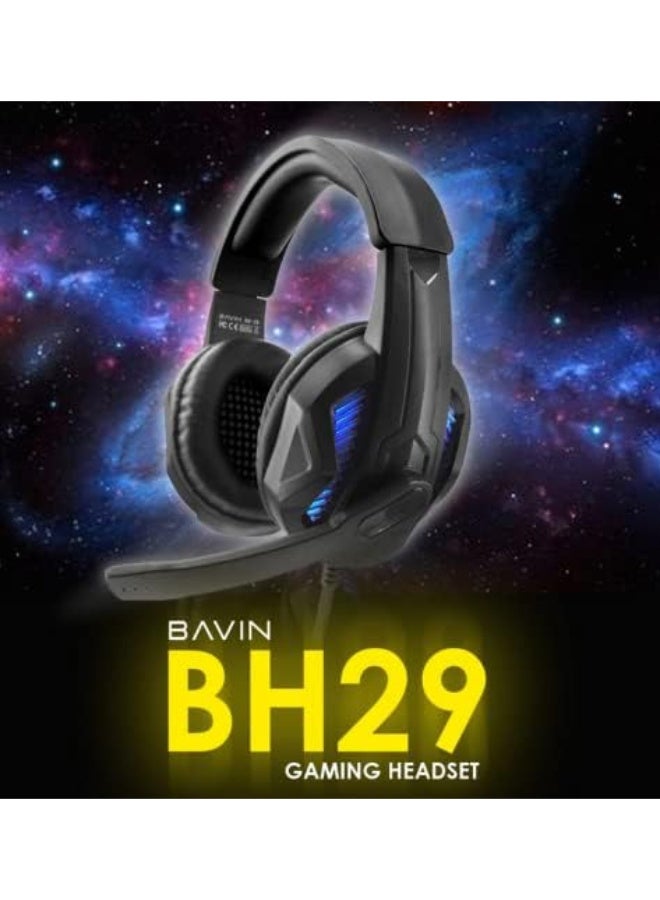 BAVIN Highly Compatibility Gaming Headset BH29 w/Microphone/Headphone 3.5mm Jack for Mobile Phone/Tablet/PC/Desktop/Laptop - Image 5