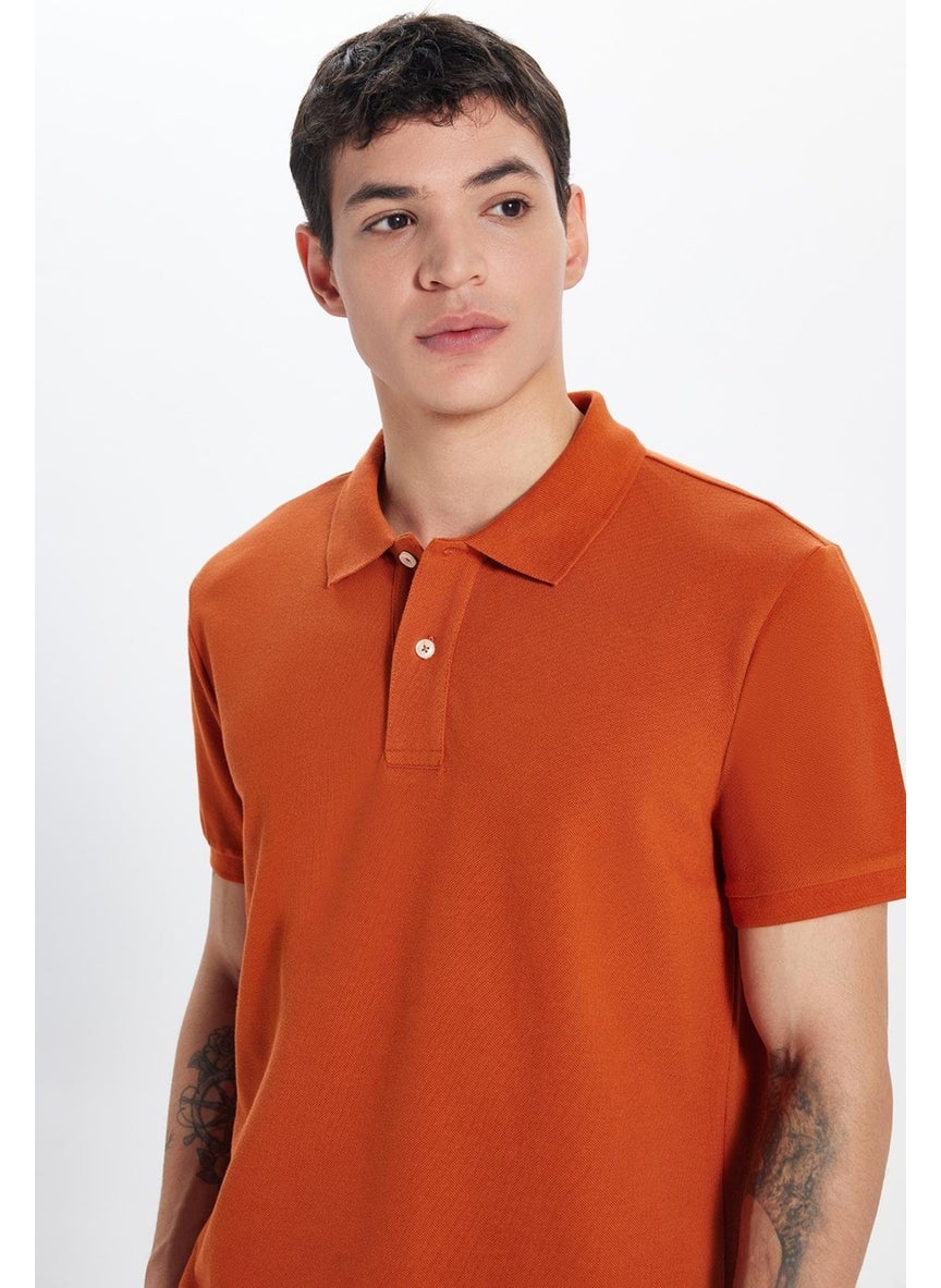 Men's Slim Fit Slim Fit Cotton Brick Polo Neck T-Shirt - pzsku/ZEC3FB0D005B637667D74Z/45/_/1741286298/8088b0d1-3ffa-4bd6-abca-c34f253814a4