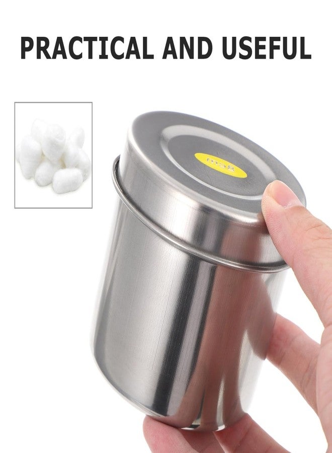 Alipis 2Pcs Stainless Steel Airtight Food Storage Containers for Coffee, Tea, Sugar, and More - Ideal Kitchen Canisters for Home and Restaurant - Image 2