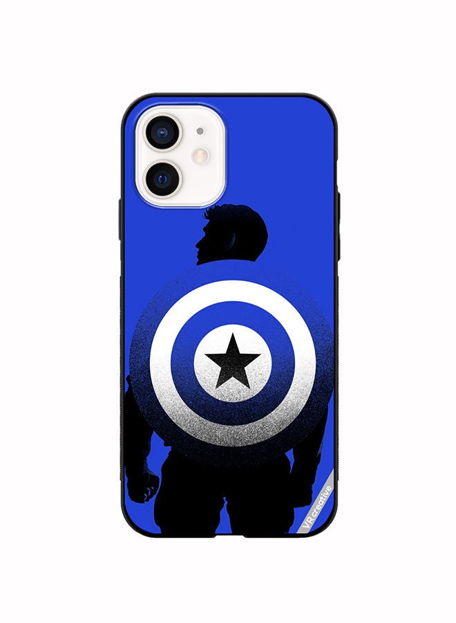 VR CREATIVE Protective Case Cover For Apple iPhone 11 Captain America Blue Design Multicolour - Image 1