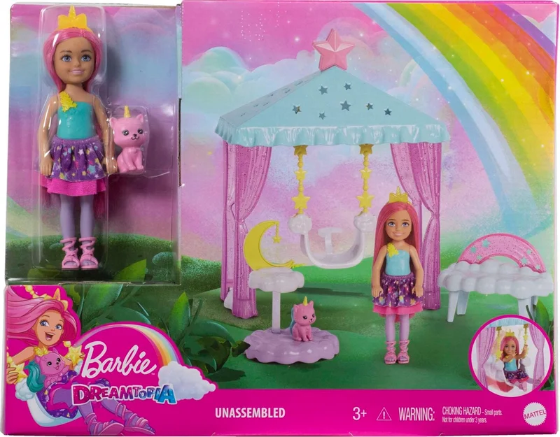 باربي Dreamtopia Chelsea Playground, ages 3 and up, HLC27