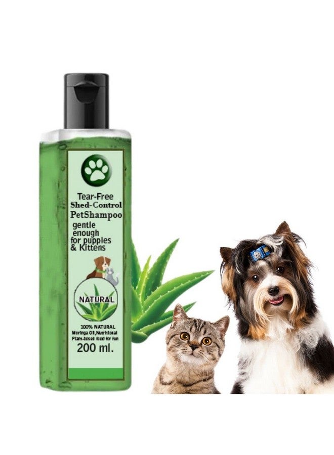 سايج سكوير شامبو غسول الجسم للكلاب والقطط - شامبو لا يسبب الدموع، يتحكم في تساقط الشعر، يرطب البشرة الجافة والحكة، يضيف لمعانًا (200 مل) - Image 1