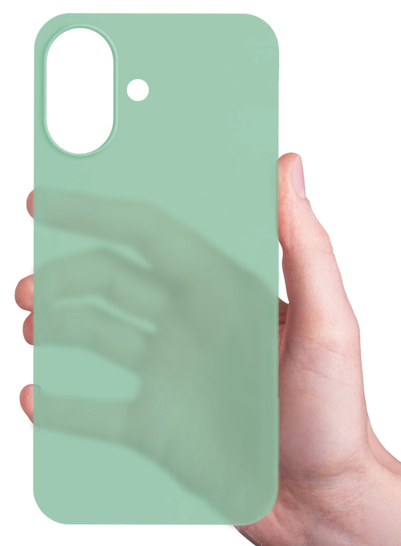 CATANES Air Skin Frosted Matte Case for iPhone 17 - Stylish Ultra Slim Back Cover - Green - Image 4