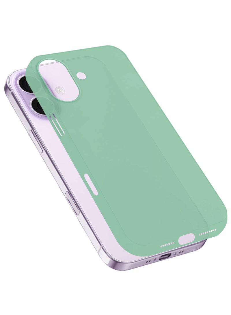 CATANES Air Skin Frosted Matte Case for iPhone 17 - Stylish Ultra Slim Back Cover - Green - Image 2