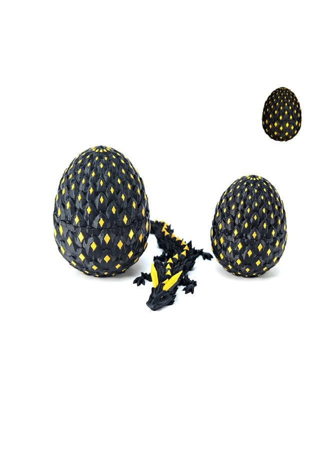 NIBEMINENT Glow-in-the-Dark 3D Printed Dragon Egg Set