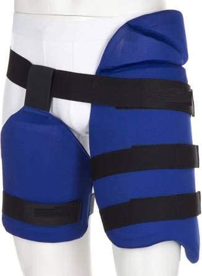 SPOCCO | Thigh Guards, Lower Body Safety, Protection Equipment for Cricket Players, Flexible Fit, Cricket Batting Thigh Guard for Adults, Boys and Men (Blue) | TGB - 48 - Image 5