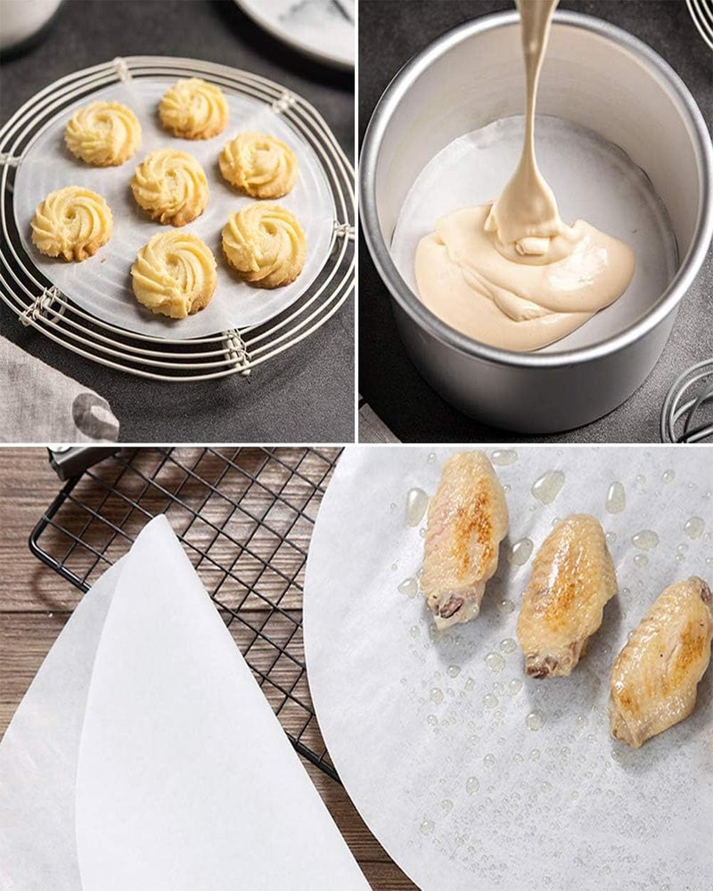 INOCEAN 51PCS Burger Press, Patty Maker, Burger PressWith 50 Patties Maker Paper, Round Patty Maker for Homemade Burgers, BBQ, Kitchen Cooking, Family Gathering (1 Press + 50 Baking Sheets) - Image 5