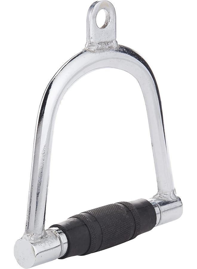 CAP Barbell Deluxe Single D Handle with Rubber Handgrips - Image 1