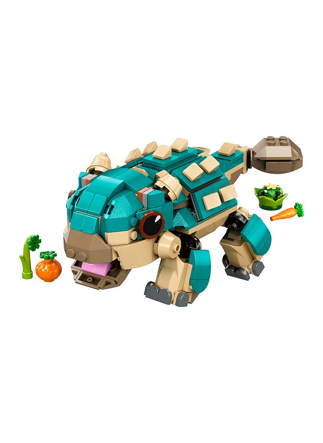 LEGO - عالم الديناصورات بيبي بامبي: لعبة الديناصور أنكيلاوصور لعشاق معسكر كريتاسي و الأطفال من سن 7 سنوات فما فوق، مجموعة مغامرات بناء الديناصورات الممتعة هدية للصبية و الفتيات 76962 - Image 1