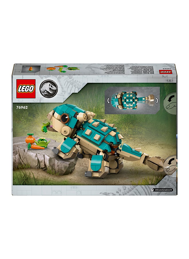 LEGO - عالم الديناصورات بيبي بامبي: لعبة الديناصور أنكيلاوصور لعشاق معسكر كريتاسي و الأطفال من سن 7 سنوات فما فوق، مجموعة مغامرات بناء الديناصورات الممتعة هدية للصبية و الفتيات 76962 - Image 1