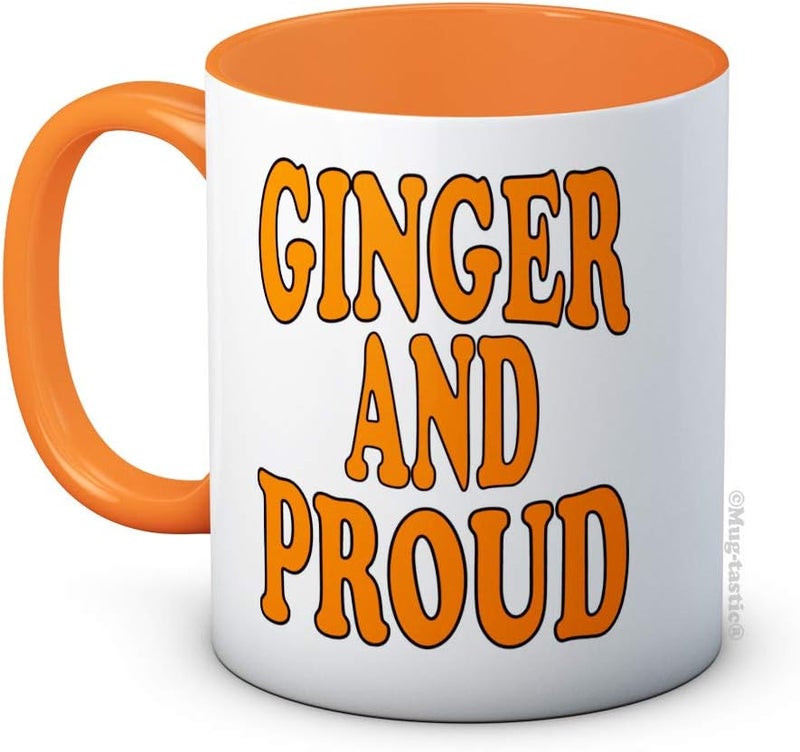 mug-tastic Ginger and Proud - Funny Ceramic Coffee Mug - Image 1