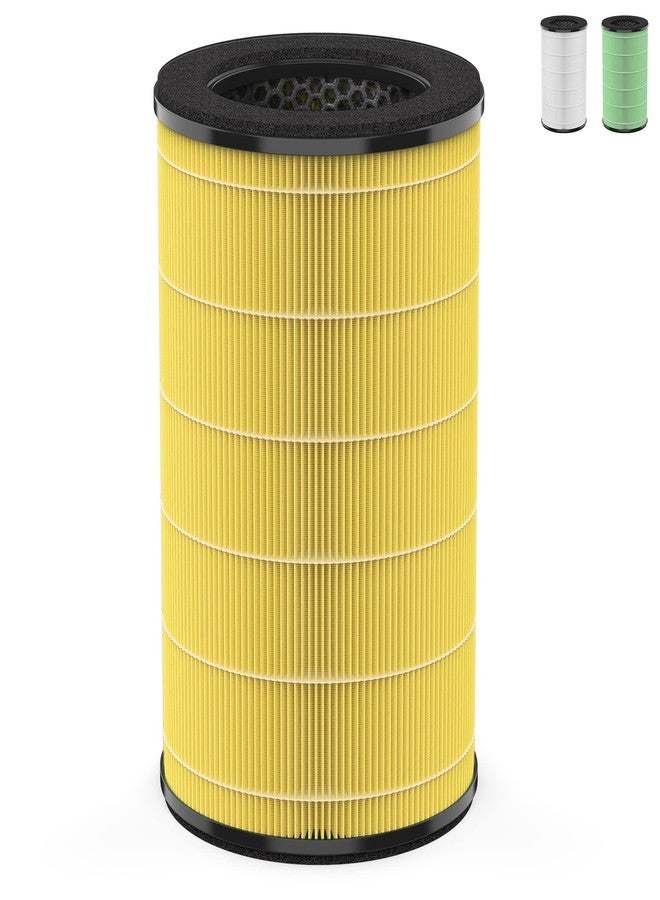 DAJDAH AP-T30FL/AP-PET35FL Filter Compatible with Homedics Air Purifier Replacement, 5-in-1 Air Filter for Homedics Total Clean AP-T30, AP-T30WT, AP-PET35, AP-PET35-WT, Activated Carbon, 1 Count - Image 1