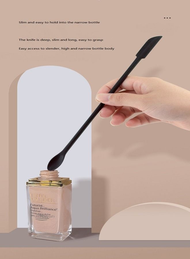 Generic 3-piece multifunctional double head silicone scraper liquid foundation jam lotion bottle mini scoop  - Image 3