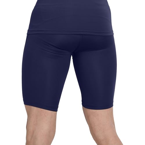 SHREY Intense Compression Short Tights for Mens (2XL, Navy) - Image 3