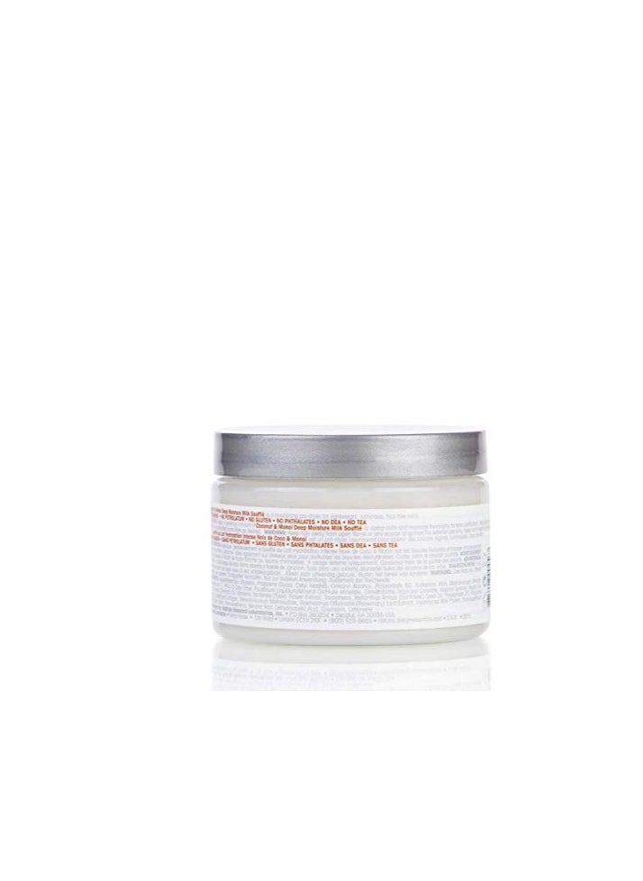 Design Essentials Design Essentials Coconut & Monoi Deep Moisture Milk Curl Defining Souffle, 12 Oz, Bundled With Wooden Comb - Hair Cream For Frizzy Hair, Hydration Coconut Hair Cream [Pack Of 3]  - Image 4