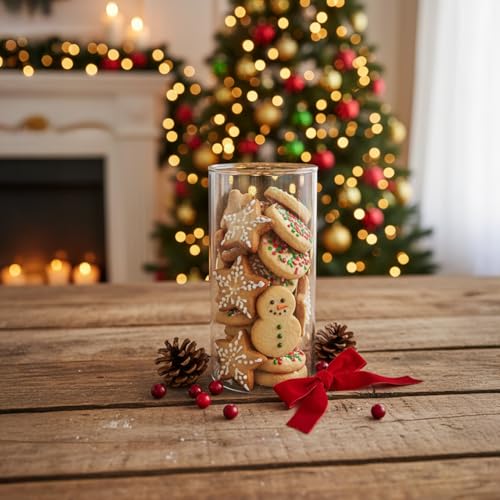 LABZIO Home Flower Vase – Borosilicate 3.3 Hand-Blown Glass (6 Inches Tall) – Elegant Diwali Home Decor, Festive Floral Display, Pooja Room & Living Room Decorative Vase for Diwali Celebration - Image 3
