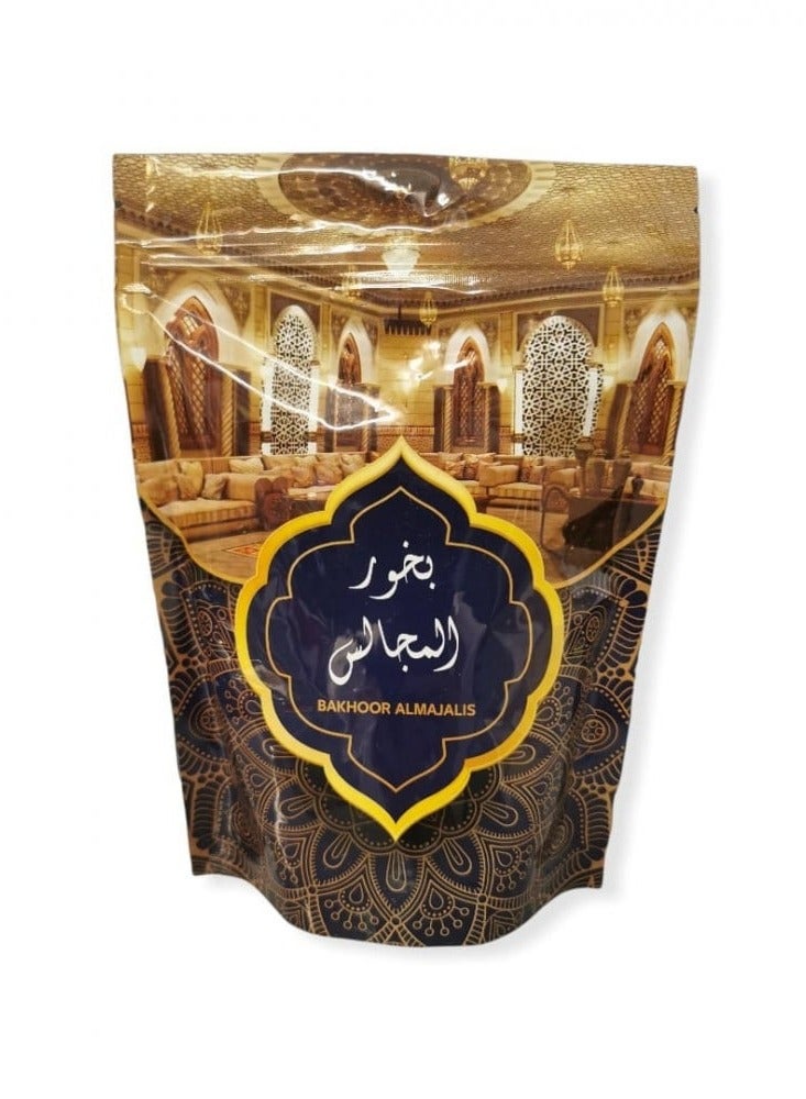 الماس بخور المجالس - عطر فاخر 150 جرام من خشب العود الهندي | مزيج رائع من العود، خشب الصندل، والعنبر | صنع في المملكة العربية السعودية