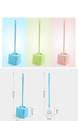 TOTO DELAS™ Square Base Holder Toilet Brush (1 Piece)(Material: P Plastic, Colour Send as per Availability) - Image 4