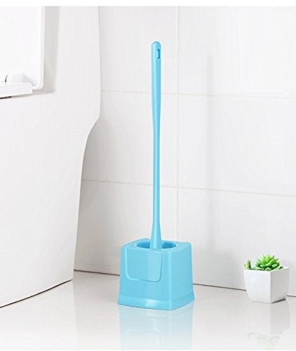 TOTO DELAS™ Square Base Holder Toilet Brush (1 Piece)(Material: P Plastic, Colour Send as per Availability) - Image 1