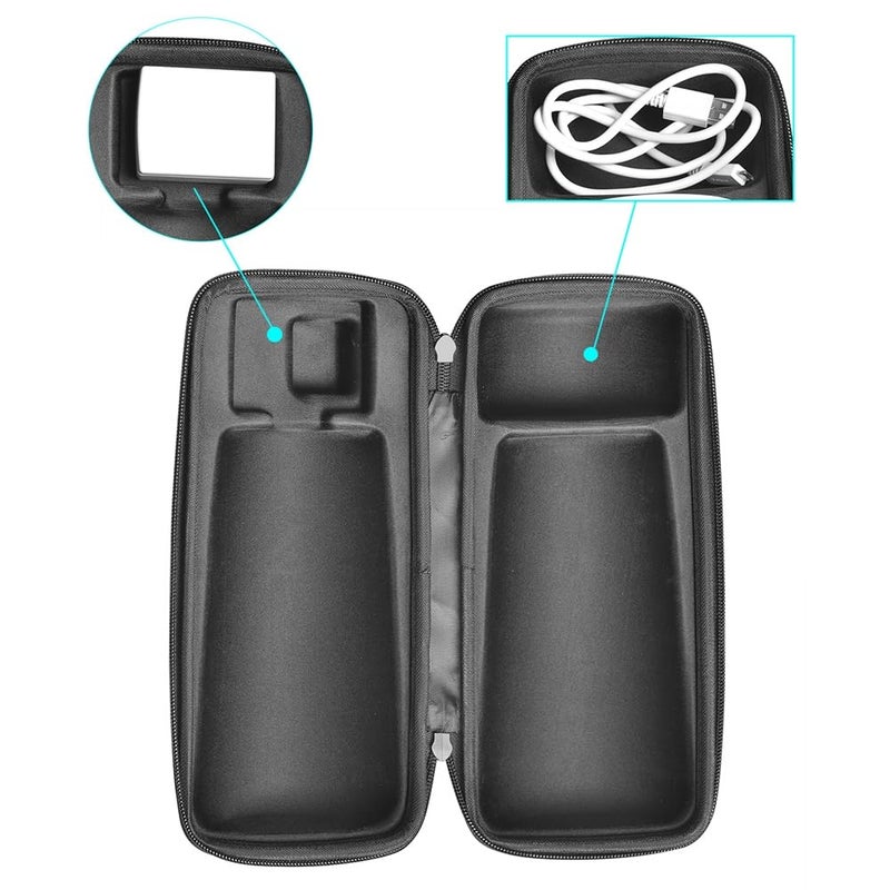 Stoyobe ® Portable EVA Hard Case for Bose SoundLink Revolve+ Speaker, Shockproof, Water-Resistant, with Handle & Mesh Pocket - Image 5