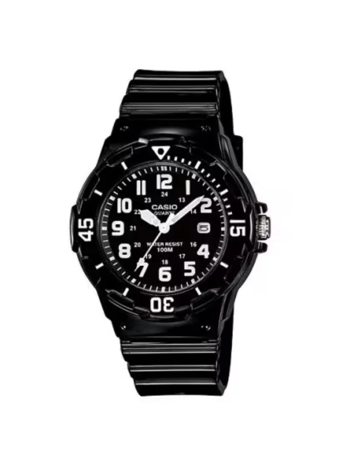 CASIO Women's Analog Display Watch With Black Resin Strap - LRW-200H-1B