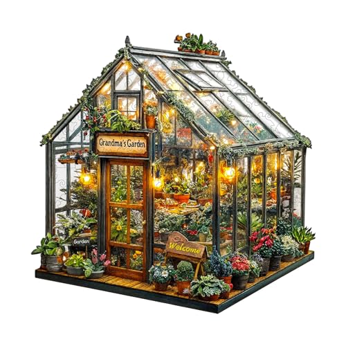 Artipuz Wooden Puzzles for Adults Grandmas Garden Wooden Puzzle Unique Shape Wood Jigsaw Puzzle for Adults Wood Puzzles Adult Gifts for Friends and Family Wall Art Home Decor 180pcs 114 113in M - Image 1