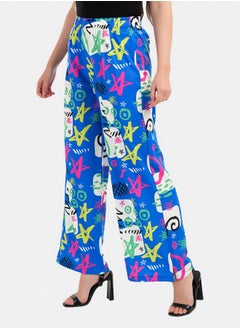 Clue High Waist Printed Pants  - Image 2