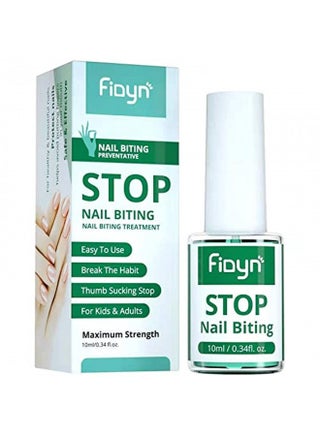 Fidyn No Bite Nail Polish, Nail Biting Treatment with Bitter Polish to Help Adults to Quit Nail Biting For Life and Also Help Stop Thumb Sucking For Kids - 10 ml/0.34 fl. oz - pzsku/ZEC40C6B07C3EE5B206A5Z/45/_/1728028123/cf3034d3-5659-43a7-b57e-b6273cce296c