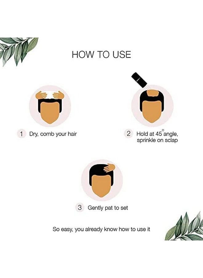 KERRATO HAIR FIBRES - للشعر الخفيف (أسود داكن) طبيعي 4G يخفي تساقط الشعر في 10 ثوانٍ، مكثف طبيعي للشعر وألياف للشعر الخفيف للرجال والنساء - Image 1