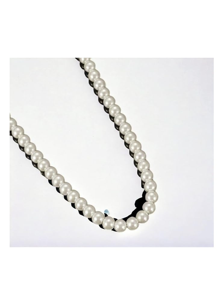 بونكا قلادة نسائية انيقة بتصميم عصري مع دلاية متنوعة من بونكا عقد لؤلؤ صناعي - Image 2