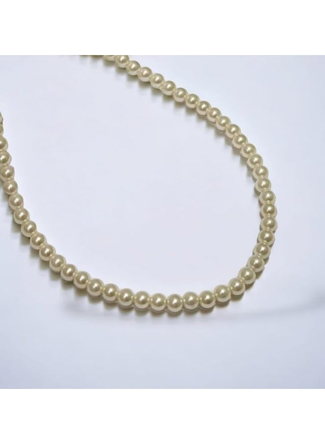 بونكا قلادة نسائية انيقة بتصميم عصري مع دلاية متنوعة من بونكا عقد لؤلؤ صناعي - Image 3