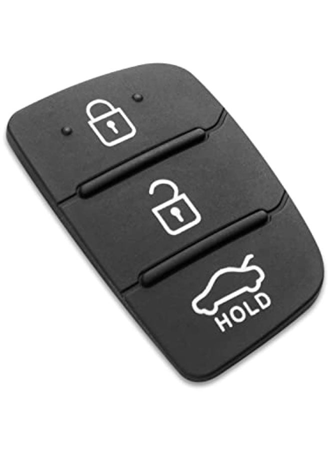 Generic - Car Key Keypad 3 Buttons Compatible With Hyundai I20 I30 Ix20 Ix35 Tucson Santa Fe Car Key Shell Pilot Car Key - Image 1