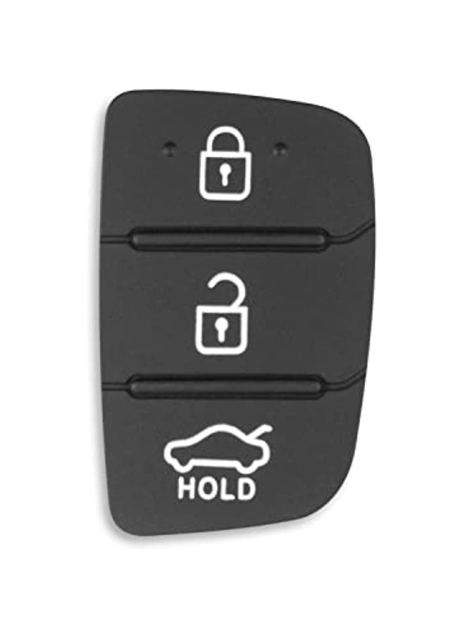 Generic - Car Key Keypad 3 Buttons Compatible With Hyundai I20 I30 Ix20 Ix35 Tucson Santa Fe Car Key Shell Pilot Car Key - Image 1