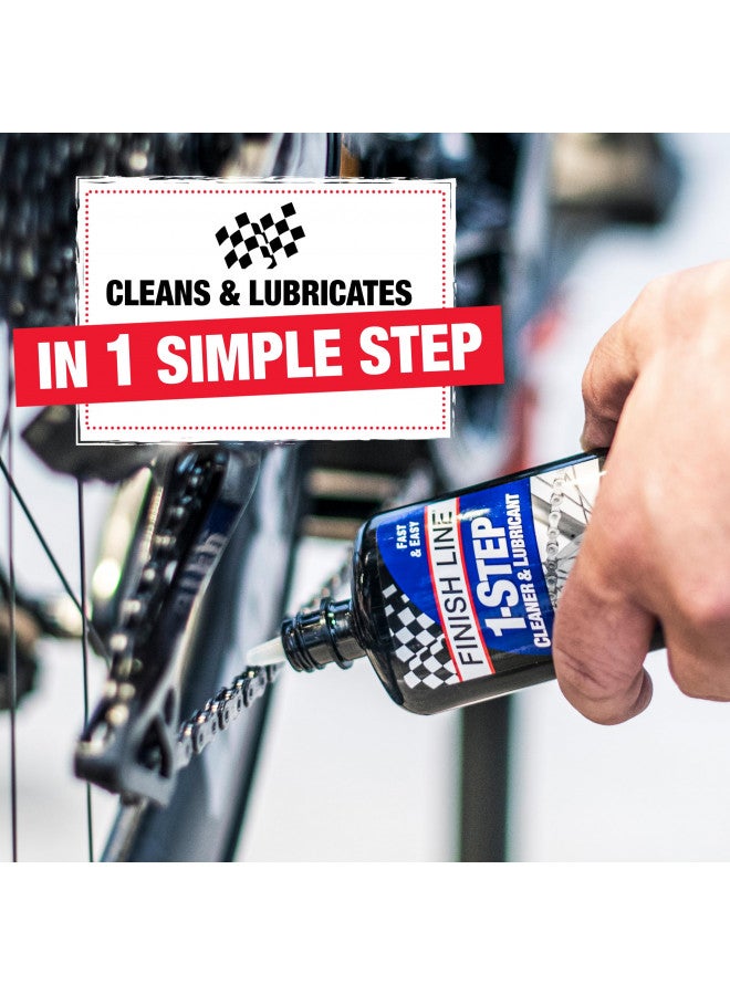 Finish Line 1-Step Bicycle Chain Cleaner & Lubricant 4oz Squeeze Bottle - Image 2