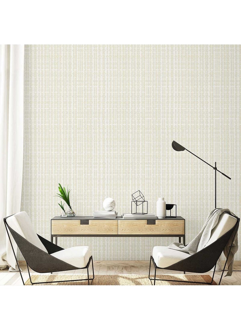 1105 Series | Multicolour Design Wallpaper (1105-1 : White)