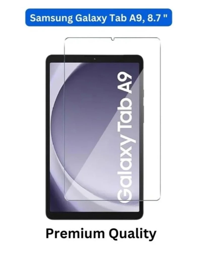 Tablet Screen Protector glass For Samsung Galaxy Tab A9 8.7 inch Clear  - Image 1