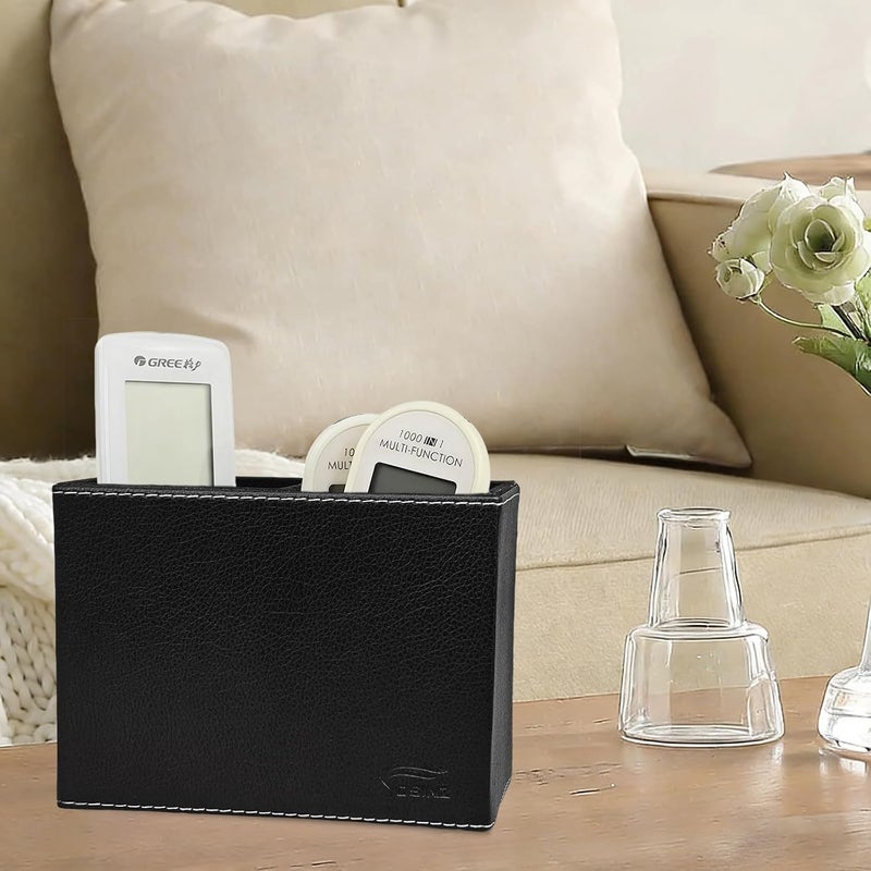 Fosinz Pen Pencil Holder Cup Container PU Leather Desk Organizer Stand Decor Brush Scissor Holder Decoration Office Desk Home School - Image 4