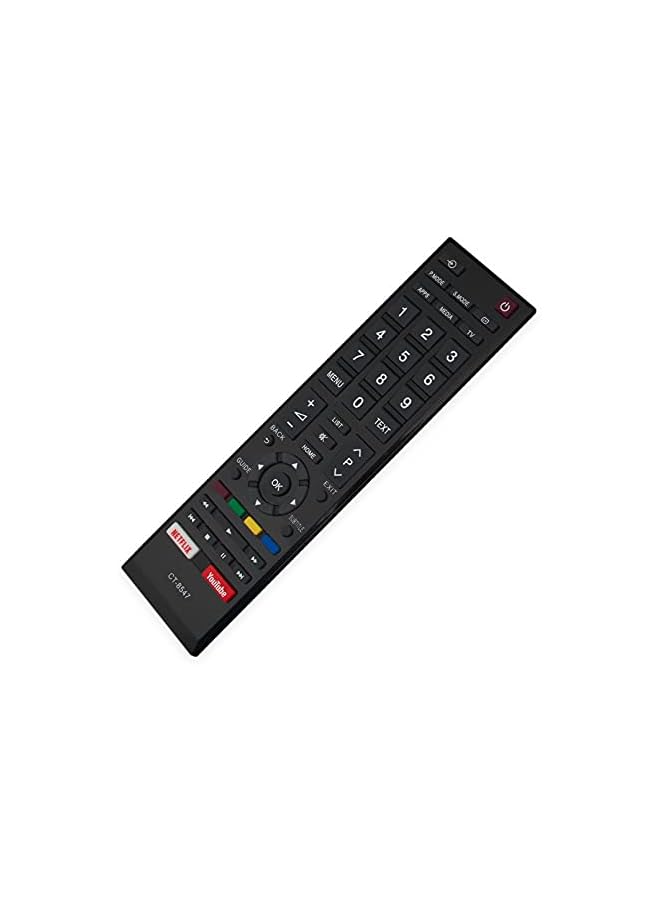 ELTRAZONE CT-8547 Remote Control for Toshiba LCD TVs – Compatible with 55U5965, 43U5865, 65U5965, 50U5865, 32L5865, 43U5069EA, 58U5069EA & More | Plug & Play | Fast Response | Slim & Durable – Black - Image 4