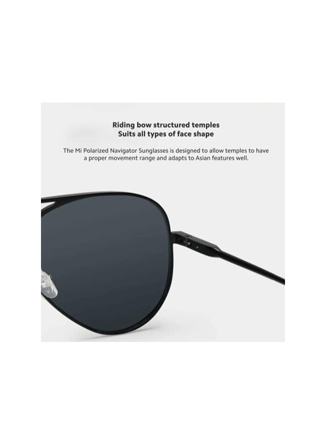 Xiaomi Mi Polarized Navigator Sunglasses: Stylish Navigator Frame with Advanced Polarized Lenses, UV Protection, and Comfortable Fit for Outdoor Activities and Everyday Use - Image 3