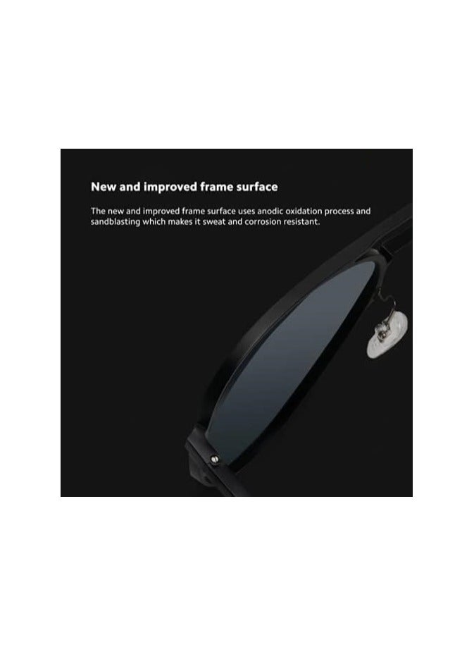 Xiaomi Mi Polarized Navigator Sunglasses: Stylish Navigator Frame with Advanced Polarized Lenses, UV Protection, and Comfortable Fit for Outdoor Activities and Everyday Use - Image 4