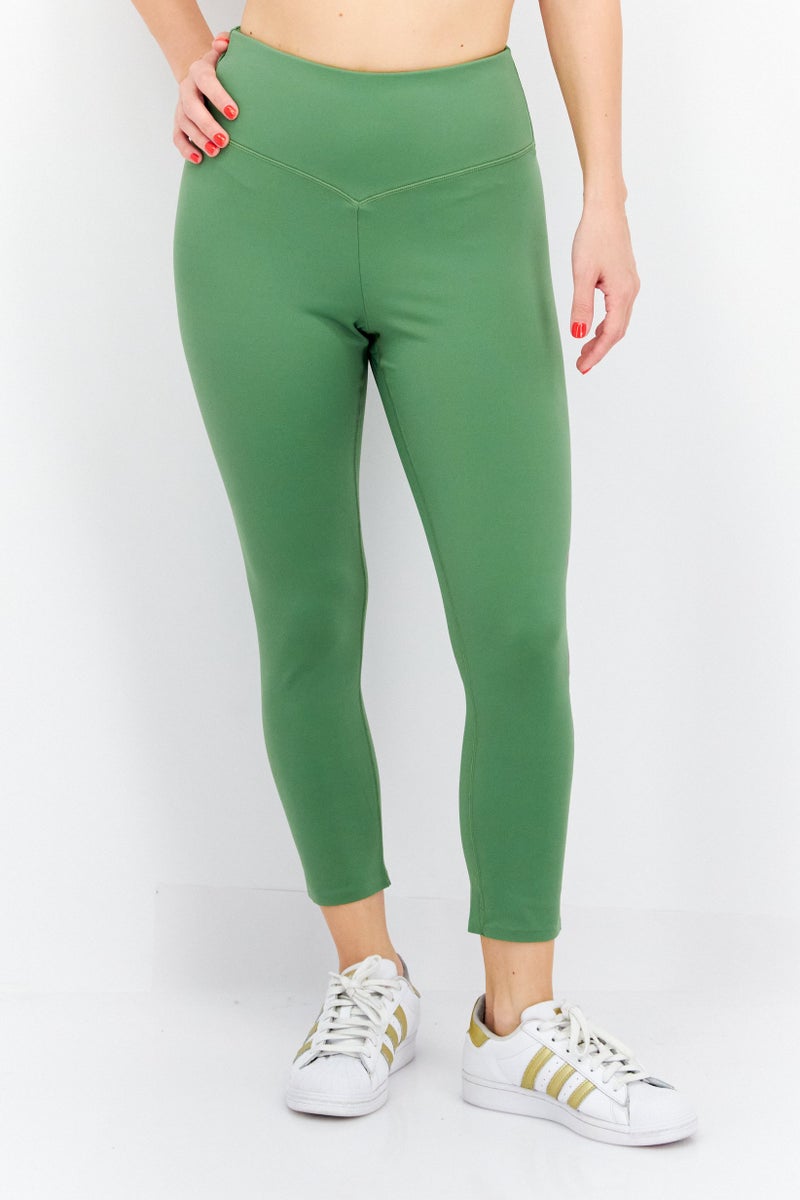 TRIUMPH ليجنز نسائية 3/4 سادة، أخضر - Image 1